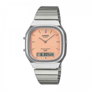 Casio AQ-240E-4ADF Silver Peach Vintage